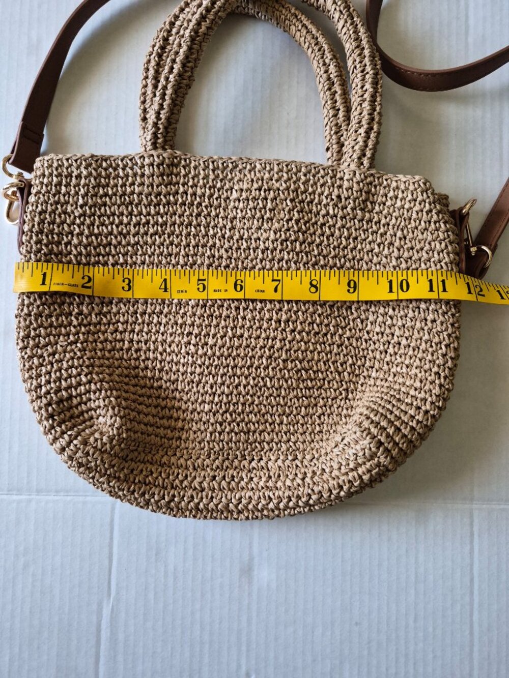 Haute Hippie Raffia Woven Handle Crossbody Bag - Picture 11 of 12